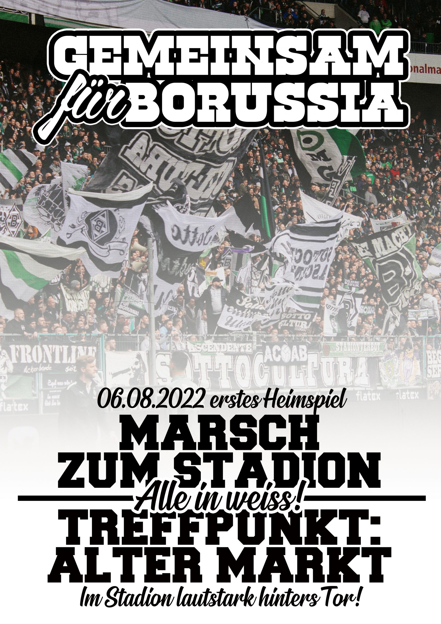 Gemeinsam für Borussia – Marsch zum Stadion