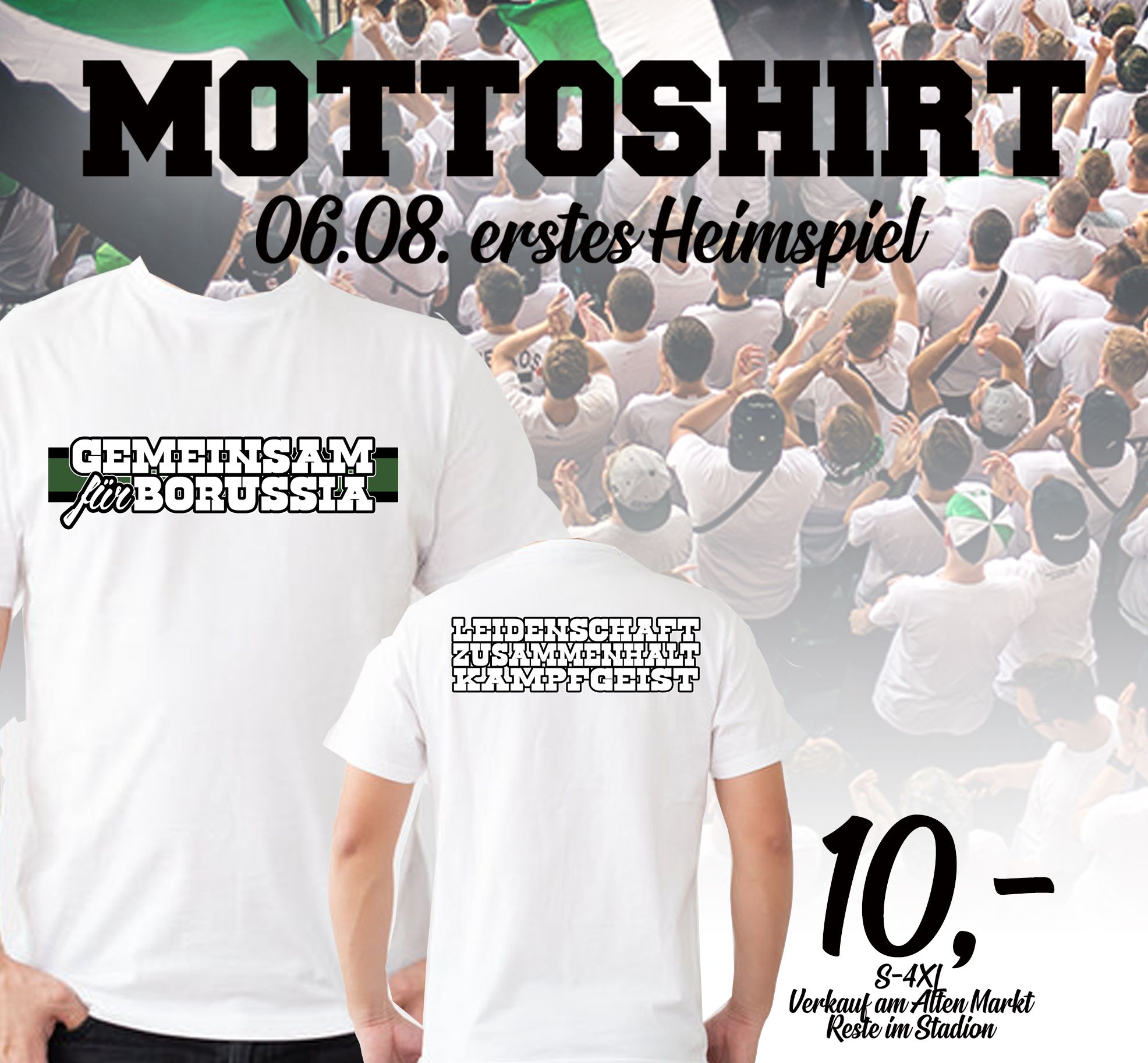 Mottoshirt – Gemeinsam für Borussia
