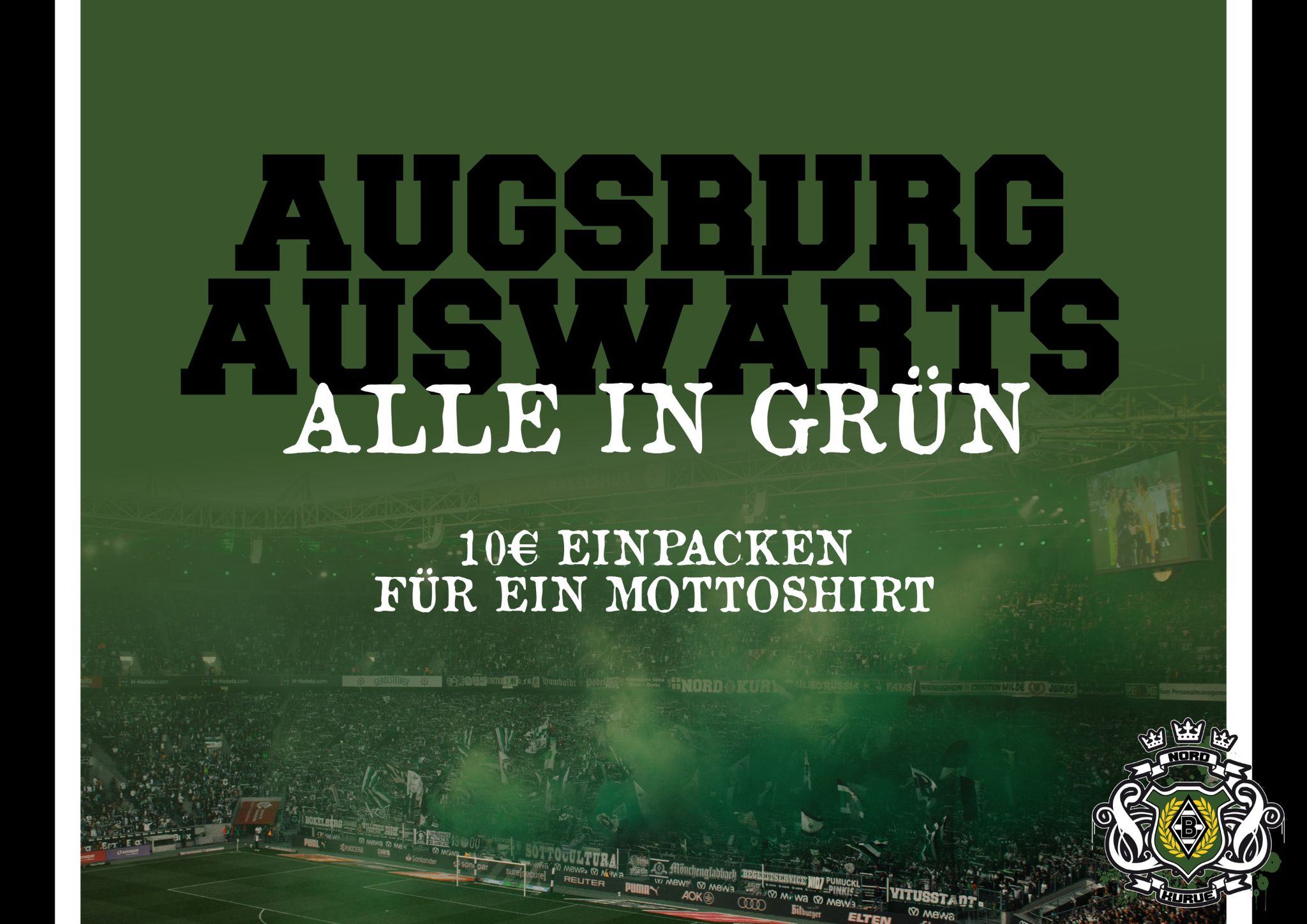 ALLE IN GRÜN NACH AUGSBURG